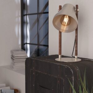 EGLO CAWTON 43953 – stona lampa, boja čelika, rustik braon, prikaz 2