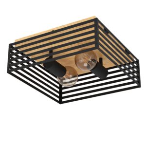 EGLO CIDRAZ 390163 – plafonjera, crna, braon, glavna fotografija