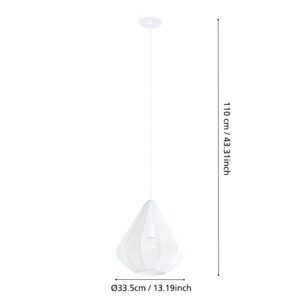 EGLO DOLWEN 43996 – visilica, bela, prikaz 5
