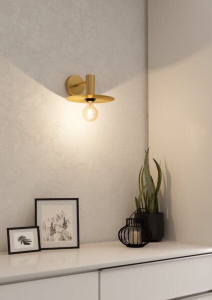 EGLO ESCANDELL 900733 – zidna lampa, boja brušenog mesinga, prikaz 2