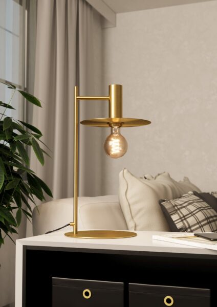 EGLO ESCANDELL 900734 – stona lampa, boja brušenog mesinga, prikaz 2