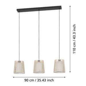 EGLO FATTORIA 900903 – visilica, crna, prikaz 6