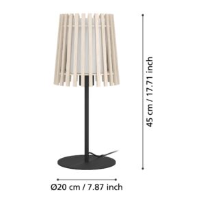 EGLO FATTORIA 900904 – stona lampa, crna, prikaz 6