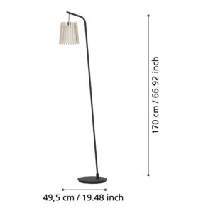 EGLO FATTORIA 900905 – podna lampa, crna, prikaz 6