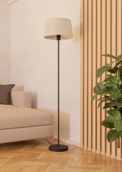 EGLO FEBRES 901265 – podna lampa, crna, u enterijeru