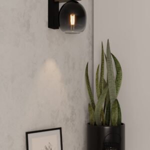 EGLO FILAGO 900826 – zidna lampa, braon i crna, prikaz 2