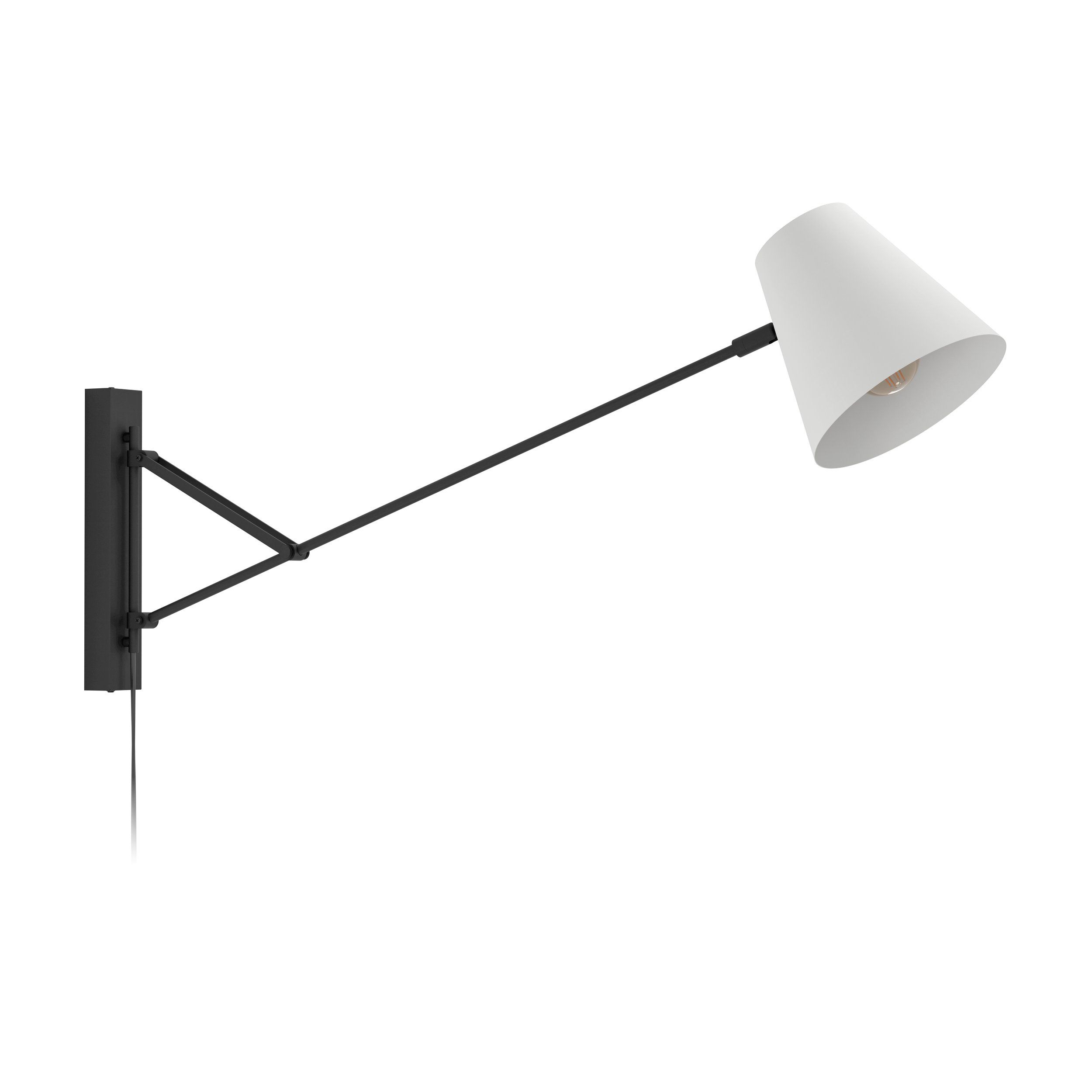 EGLO FORCADET 900865 – zidna lampa, crna, siva, glavna fotografija EGLO FORCADET 900865 – zidna lampa, crna, siva, glavna fotografija