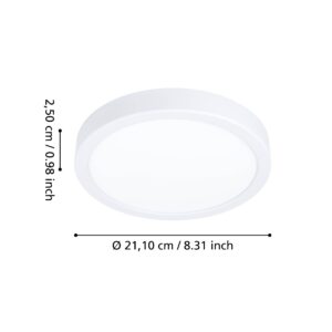 EGLO FUEVA 6 901333 – nadgradna svetiljka, bela, prikaz 7