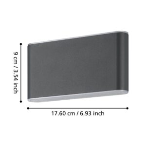 EGLO GRUTTI 901026 – zidna lampa, antracit, prikaz 6