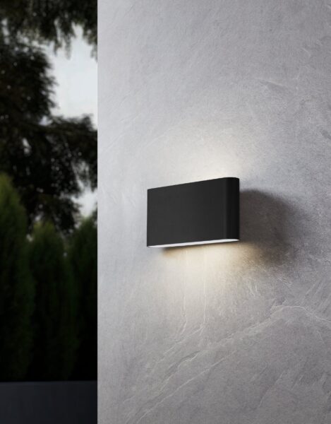 EGLO GRUTTI 901026 – zidna lampa, antracit, ambijentalni prikaz