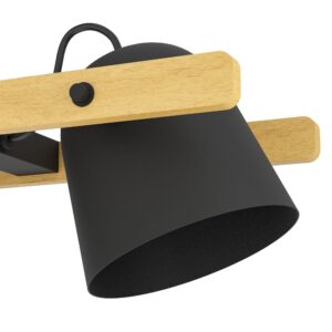 EGLO HORNWOOD-Z 900882 – plafonjera, crna, braon, prikaz 4
