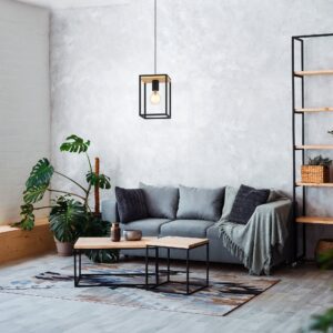 EGLO LIBERTAD 99795 – visilica, crna, braon, u enterijeru