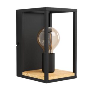 EGLO LIBERTAD 99796 – zidna lampa, crna, braon, glavna fotografija