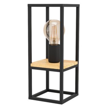EGLO LIBERTAD 99797 – stona lampa, crna, braon, glavna fotografija
