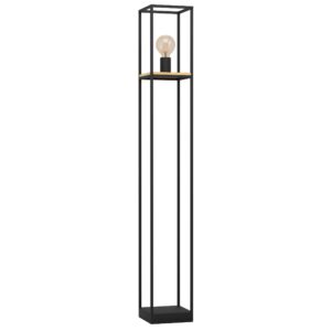 EGLO LIBERTAD 99798 – podna lampa, crna, braon, glavna fotografija