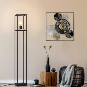 EGLO LIBERTAD 99798 – podna lampa, crna, braon, u enterijeru