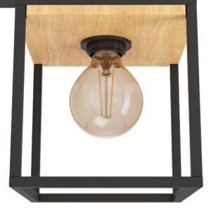 EGLO LIBERTAD 99856 – plafonjera, crna, braon, prikaz 3