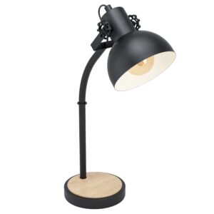EGLO LUBENHAM 44058 – stona lampa, crna, braon, glavna fotografija