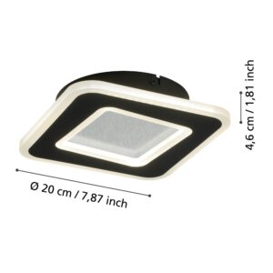 EGLO MACCHIONI 901239 – zidna lampa, crna, bela, prikaz 6