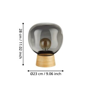 EGLO MAGACELA 390321 – stona lampa, braon, prikaz 6