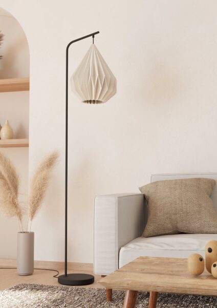 EGLO MINTING 43895 – podna lampa, crna, u enterijeru
