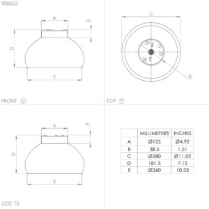 EGLO MOGANO 2 900553 – plafonjera, crna, prikaz 4