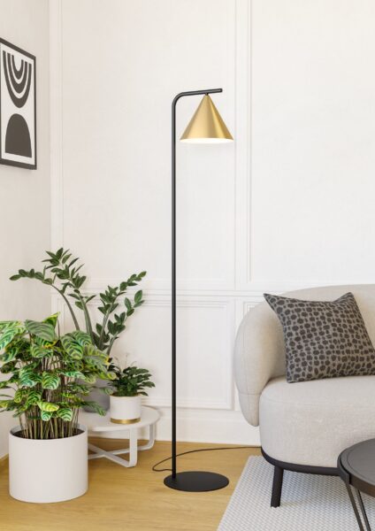 EGLO NARICES 99594 – podna lampa, crna, u enterijeru