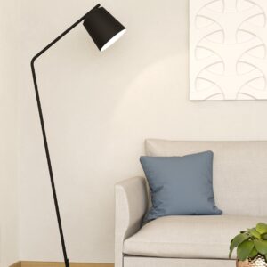 EGLO ONEDA 900394 – podna lampa, crna, bela, u enterijeru