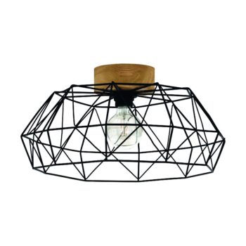 EGLO PADSTOW 44088 – plafonjera, crna, prirodna, glavna fotografija