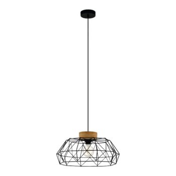 EGLO PADSTOW 44089 – visilica, crna, prirodna, glavna fotografija