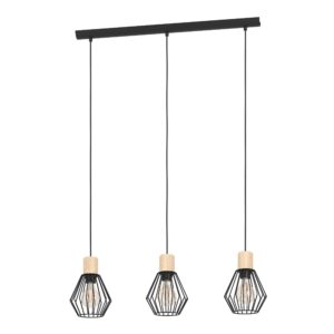 EGLO PALMORLA 44094 – visilica, crna, braon, glavna fotografija