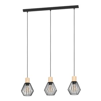EGLO PALMORLA 44094 – visilica, crna, braon, glavna fotografija