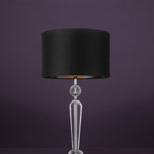 EGLO PASIANO 1 390158 – stona lampa, hrom, providna, u enterijeru