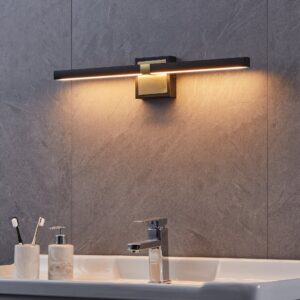 EGLO PEGUERA 900928 – zidna lampa, crna, boja brušenog mesinga, prikaz 2