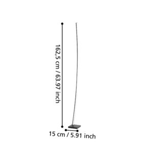 EGLO PICACHA 99715 – podna lampa, crna, prikaz 6
