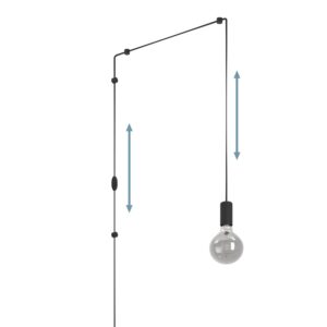 EGLO PINETINA 900976 – visilica, crna, prikaz 6