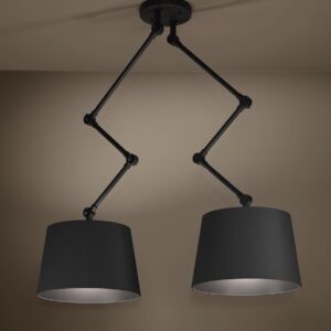 EGLO PISTUNIO 390113 – plafonjera, crna, u enterijeru