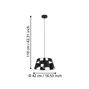 EGLO PONTEFRACT 43892 – visilica, crna, prikaz 6