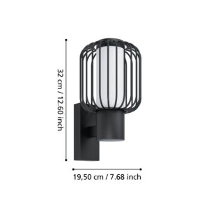 EGLO RAVELLO 98721 – zidna lampa, crna, prikaz 5