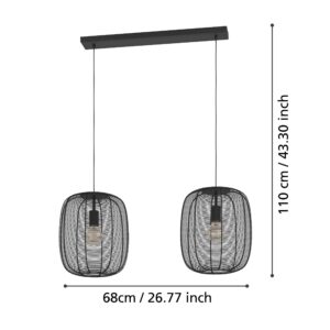 EGLO RINROE 43966 – visilica, crna, prikaz 6
