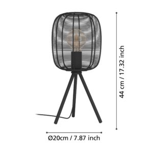 EGLO RINROE 43967 – stona lampa, crna, prikaz 6