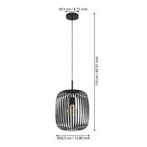 EGLO ROMAZZINA 900494 – visilica, crna, prikaz 4