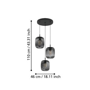 EGLO ROMAZZINA 900686 – visilica, crna, prikaz 6