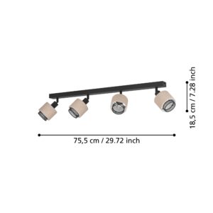 EGLO ROSLEY 43659 – spot svetiljka, četiri E14 grla, dužina 75 cm, dodatni prikaz 5
