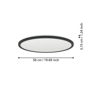 EGLO ROVITO 901441 – plafonjera, crna, prikaz 7