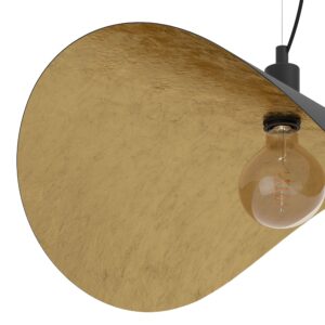 EGLO SACEDA 390429 – visilica, crna i zlatna, prikaz 2