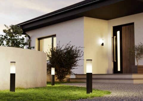 EGLO SALLE 901033 – zidna lampa, crna, ambijentalni prikaz