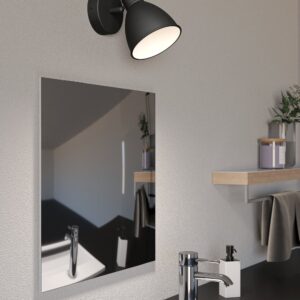 EGLO SAN PERI 1 900428 – zidna lampa, crna, bela, prikaz 2