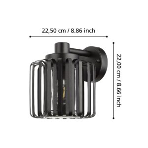 EGLO SELINUS 900672 – zidna lampa, crna, prikaz 3