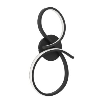 EGLO SERPINS 901268 – zidna lampa, crna, glavna fotografija